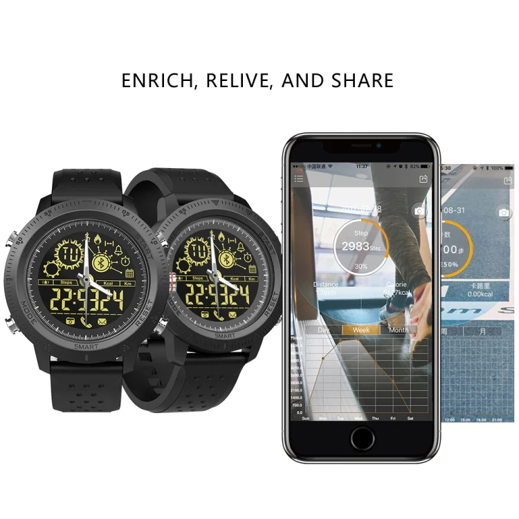 TBD057152601A_9.webp NX02 Sport Smartwatch IP67 Waterproof Support Tracker Calories Pedometer Smartwatch Stopwatch Call SMS Reminder - Image 10