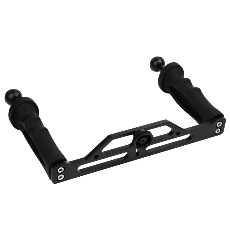TBD05721175_3.webp XTGP324A Dual Handle Aluminium Tray Stabilizer for Underwater Camera Housings - Image 4