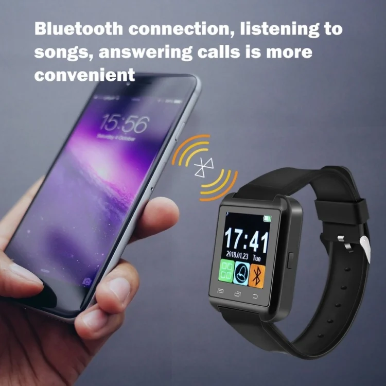 TBD057323601C_6.webp Portable Multifunctional Bluetooth V3.0 + EDR Smart Wrist Watch - Image 7