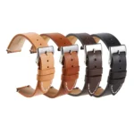 First Layer Retro Cowhide Frosted Bottom Leather Quick Release Ultra-Thin Universal Watch Strap, Size: - Image 2