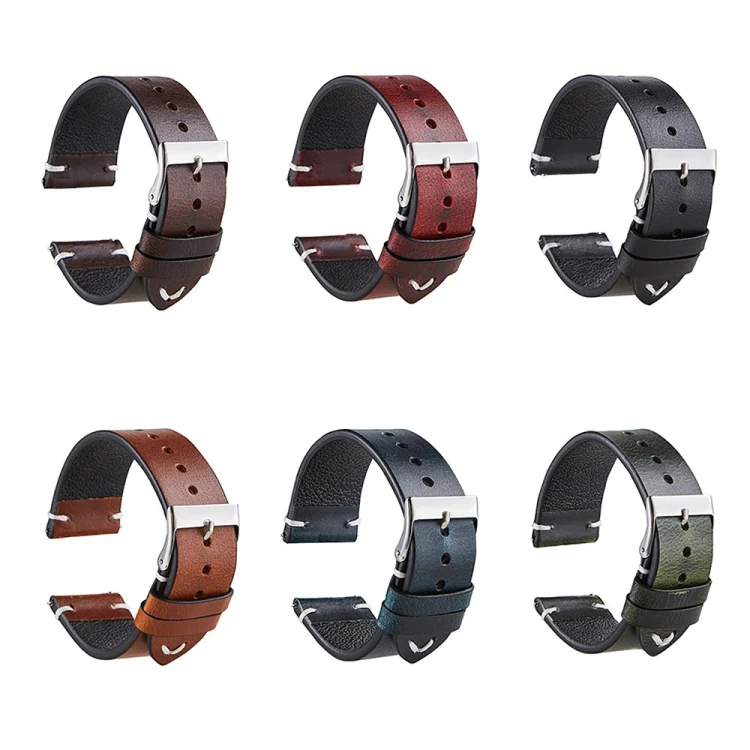 TBD0574128801_B1.webp HB001 Color-Changing  Retro Oil Wax Leather Ultra-Thin Universal Watch Strap - Image 2