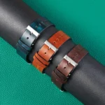 HB001 Color-Changing  Retro Oil Wax Leather Ultra-Thin Universal Watch Strap - Image 4