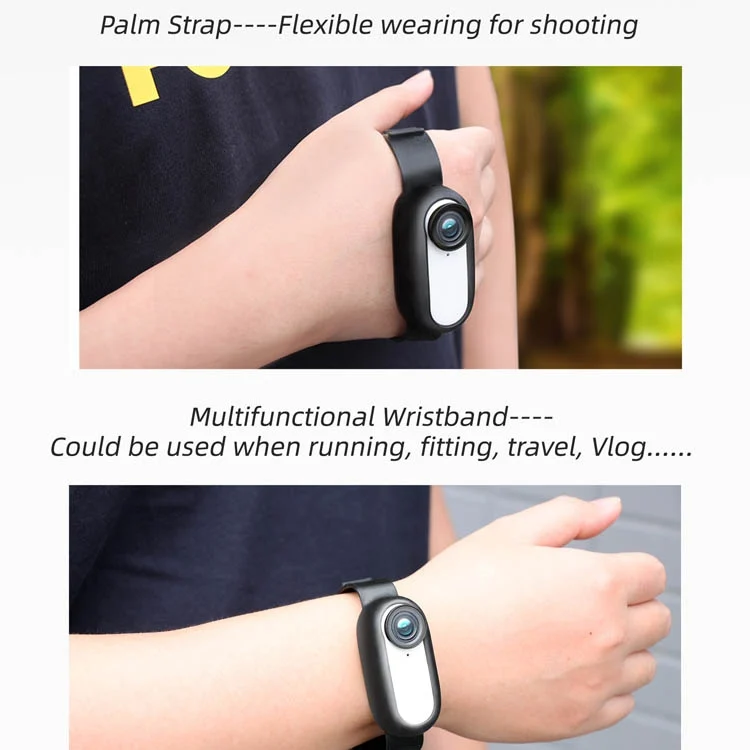 TBD0575543301_B3.webp Sunnylife  IST-Q9335 Camera Strap Silicone Protective Cover Wristband Palm Backpack Bicycle Strap Cat Collar For Insta360 GO2 - Image 4
