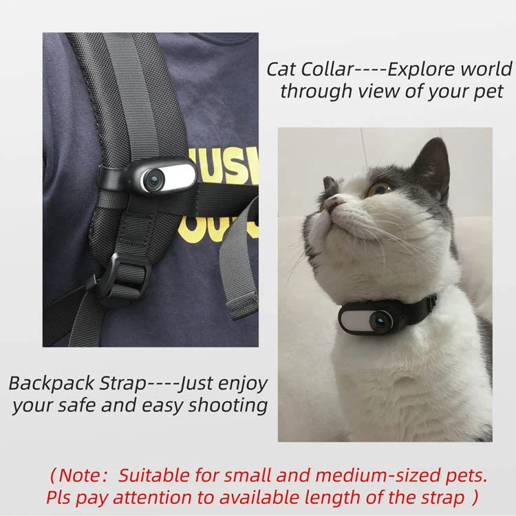 TBD0575543301_B4.webp Sunnylife  IST-Q9335 Camera Strap Silicone Protective Cover Wristband Palm Backpack Bicycle Strap Cat Collar For Insta360 GO2 - Image 5