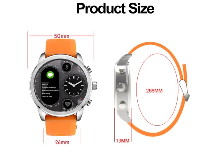TBD057908001A_11.webp T3 Dual Display Smart Watch For Men IP68 Waterproof Fitness Bracelet 15 Days Standby Business Smartwatch Activity Tracker - Image 12