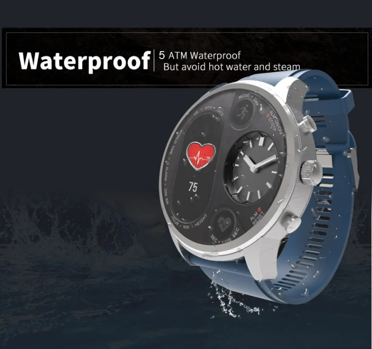 TBD057908001A_8.webp T3 Dual Display Smart Watch For Men IP68 Waterproof Fitness Bracelet 15 Days Standby Business Smartwatch Activity Tracker - Image 9