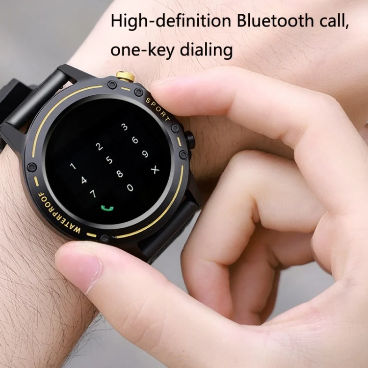TBD0580570701_B6.webp OD-1 Heart Rate Sphygmomanometer Step Body Temperature Waterproof High-Quality Speaker Bluetooth Call Bracelet - Image 7