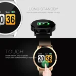 Q8 OLED Color Screen Fashion Smart Watch  IP67 Waterproof, Support Heart Rate Monitor / Blood Pressure Oxygen / Fitness Tracker - Image 3
