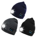 M1-BL LED Glowing Bluetooth Music Hat Wireless Call Night Running Hat - Image 2