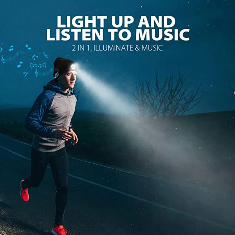 TBD0599955601_B6.webp M1-BL LED Glowing Bluetooth Music Hat Wireless Call Night Running Hat - Image 7