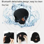 TR Ear-Covered Bluetooth Music Hat 5.0 Binaural Stereo Headphone Cap - Image 4