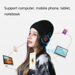 TR Ear-Covered Bluetooth Music Hat 5.0 Binaural Stereo Headphone Cap - Image 5