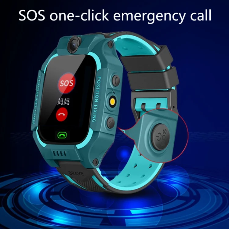 TBD0600400001_B5.webp Z6 Children Phone Watch Smart Positioning Full Touch Screen Student Watch - Image 6