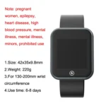 HZQW-101 Silent Alarm Shock Smart Wireless Watch Bed Rest Corrector - Image 2