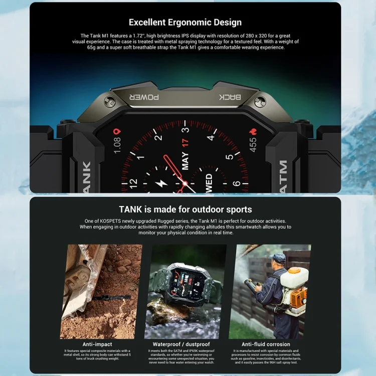 TBD0602297701_B2.webp SATM M1 Outdoor Waterproof Bluetooth Smart Watch - Image 3