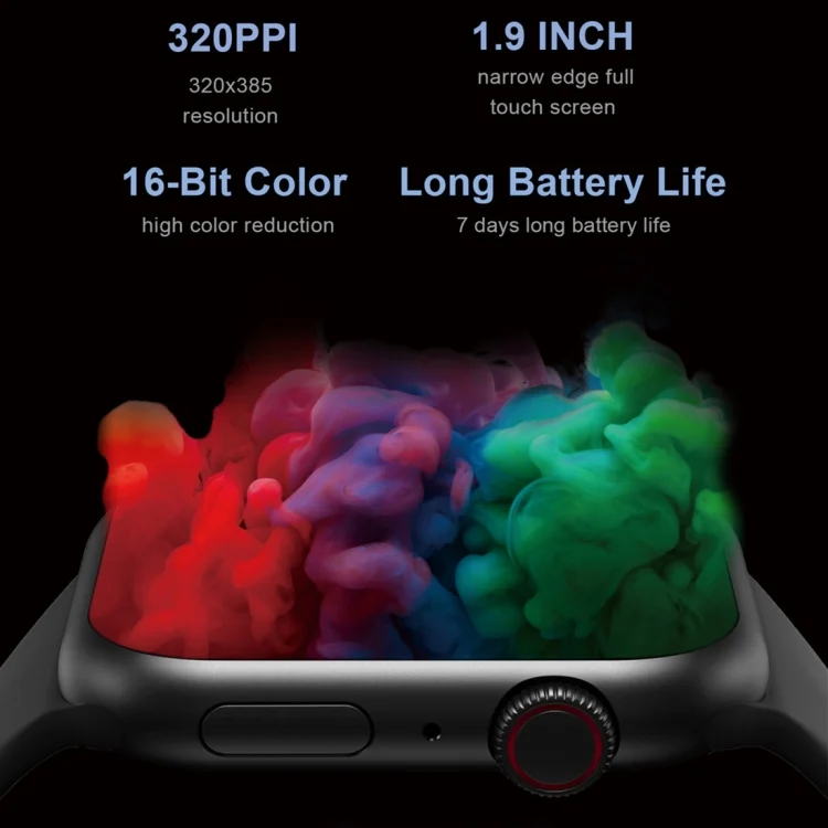 TBD0602357801_B2.webp HD7max 1.9 Inch Multifunctional Waterproof Smart Watch with NFC Function - Image 3