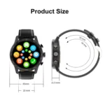 LOANIY DT70 Analog Digital Dual Display Smart Call Watch - Image 3