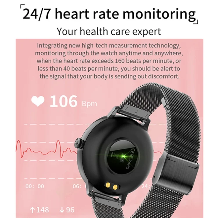 TBD0602360304_B3.webp LOANIY CF80 1.08 Inch Heart Rate Monitoring Smart Bluetooth Watch - Image 4