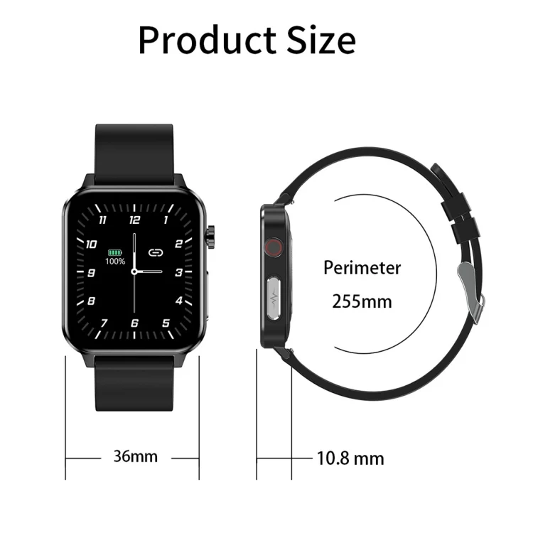 TBD0602361801_B2.webp LOANIY E86 1.7 Inch Heart Rate Monitoring Smart Bluetooth Watch - Image 3
