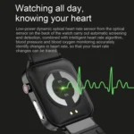 LOANIY E86 1.7 Inch Heart Rate Monitoring Smart Bluetooth Watch - Image 7