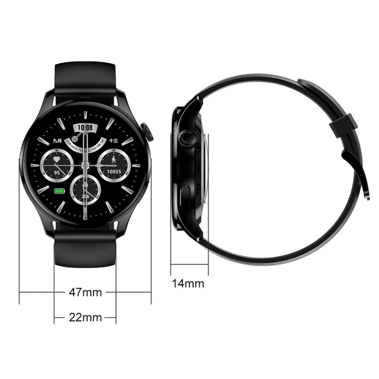 TBD0602386801_B2.webp HD3 1.32 Inch Heart Rate Monitoring Smart Watch with Payment Function - Image 3