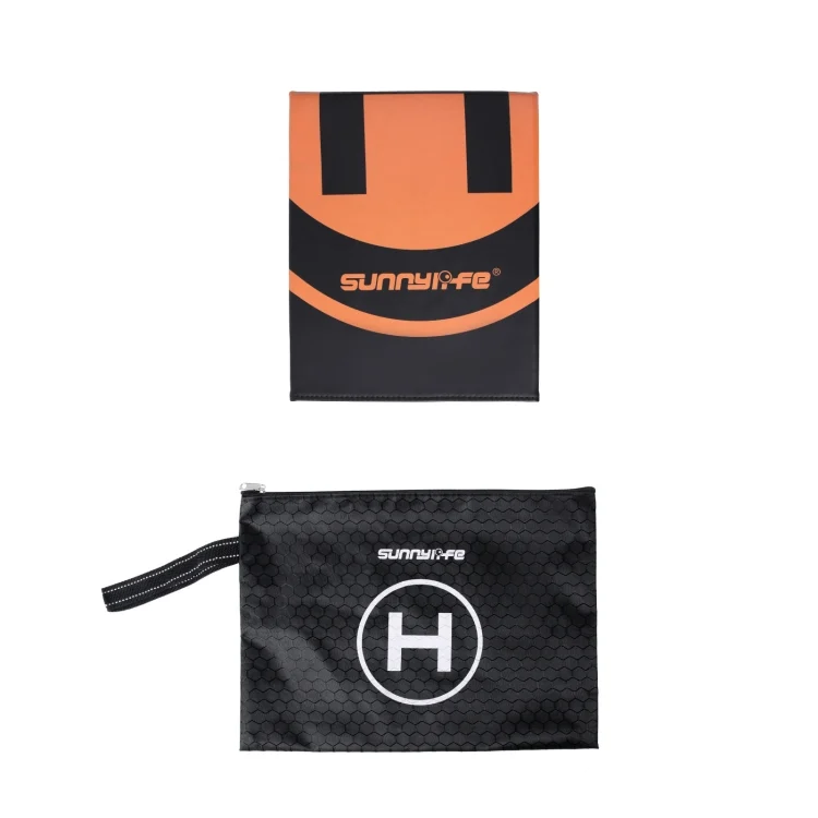 TBD06024654_1.webp Sunnylife Drone Universal Double Sided Foldable Leather Helipad,Size:55 x 50cm - Image 2