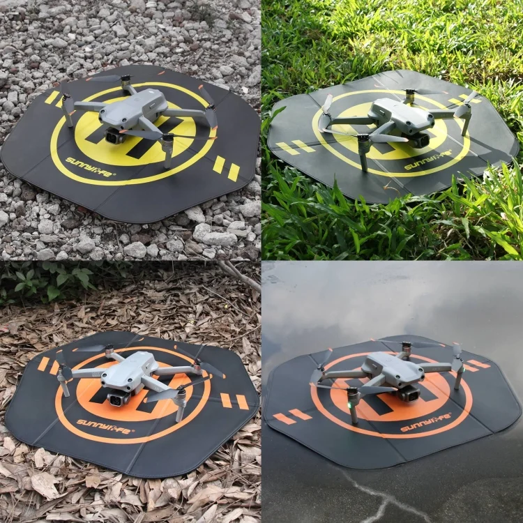 TBD06024654_6.webp Sunnylife Drone Universal Double Sided Foldable Leather Helipad,Size:55 x 50cm - Image 7