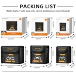 Sunnylife Battery Explosion-proof Bag Storage Bag for DJI Mini 3 Pro,Size: - Image 3