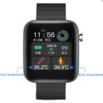 T68 1.54 Inch Body Temperature Monitoring Smart Watch with Flashlight Function - Image 2