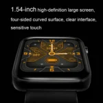 T68 1.54 Inch Body Temperature Monitoring Smart Watch with Flashlight Function - Image 3
