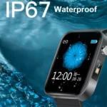T68 1.54 Inch Body Temperature Monitoring Smart Watch with Flashlight Function - Image 4