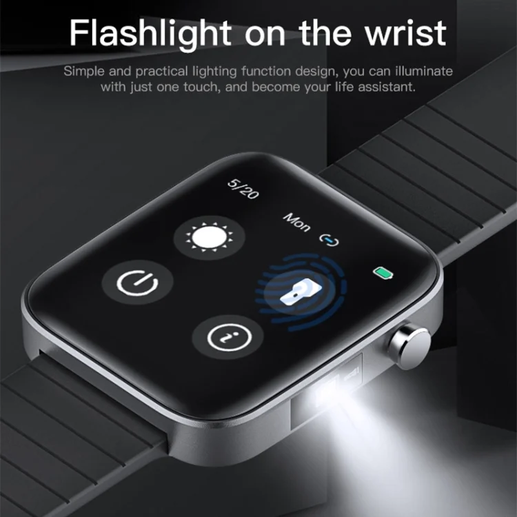 TBD0602500401_B5.webp T68 1.54 Inch Body Temperature Monitoring Smart Watch with Flashlight Function - Image 6