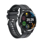 I9 1.5 Inch Heart Rate/Blood Pressure/Blood Oxygen Monitoring Watch, Color: Silver Steel