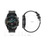 I9 1.5 Inch Heart Rate/Blood Pressure/Blood Oxygen Monitoring Watch, Color: Silver Steel - Image 3
