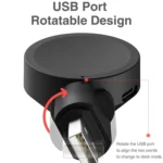 For Samsung Galaxy Watch 4 / 3 USB Mini Portable Watch Charger - Image 3