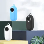 2 PCS Thumb Camera Silicone Case + Lanyard For Insta360 GO2 - Image 2