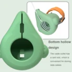 2 PCS H003 Cute Dinosaur Shaped Silicone Charging Stand without Watch For Apple Watch - Image 4