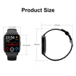 QS16Pro 1.69-Inch Health Monitoring Waterproof Smart Watch, Supports Body Temperature Detection - Image 3