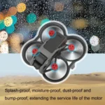 4 PCS / Set Sunnylife AT-MD475 Dust-proof Waterproof Aluminum Alloy Motor Cover For DJI Avata - Image 4