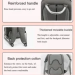 Hard Shell PC Carbon Fiber Backpack for DJI Mini 3 Pro Drone - Image 5