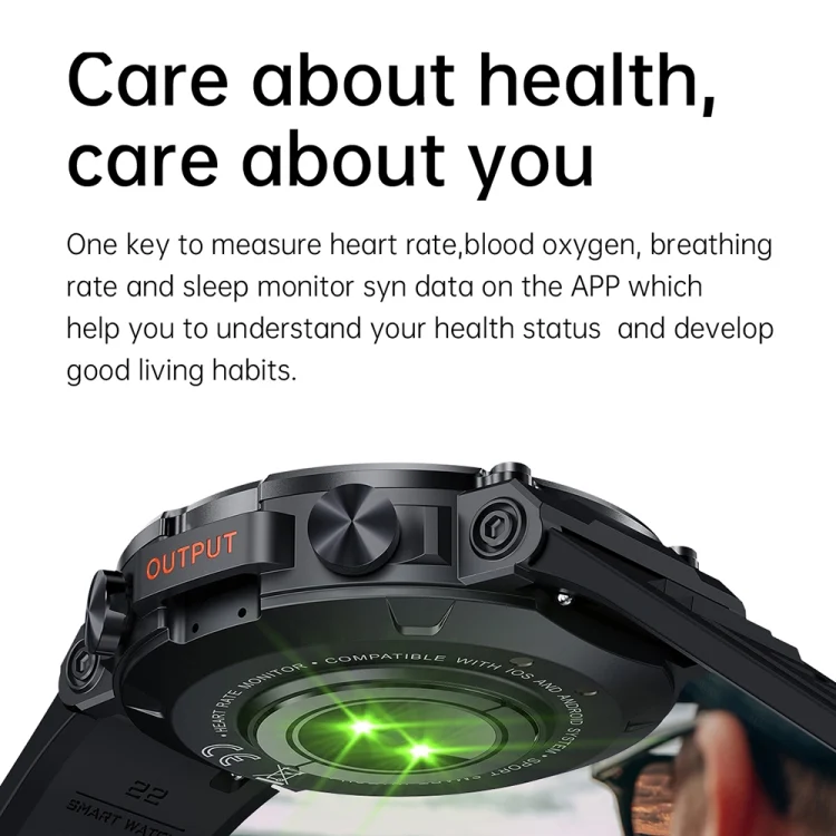 TBD0602917501_B5.webp K56Pro 1.39 Inch Heart Rate/Blood Pressure/Blood Oxygen Monitoring Smart Calling Watch - Image 6