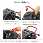 Sunnylife Gimbal Lens Aluminum Anti-collision Bumper For DJI Avata - Image 5