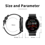 BW0223 Heart Rate/Blood Oxygen/Blood Pressure Monitoring Bluetooth Smart Calling Watch - Image 3