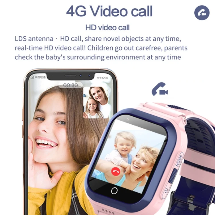 TBD0603154701_B3.webp DF70 1.4 Inch 4G GPS + WIFI + LBS Positioning Children Calling Watch With SOS Function - Image 4