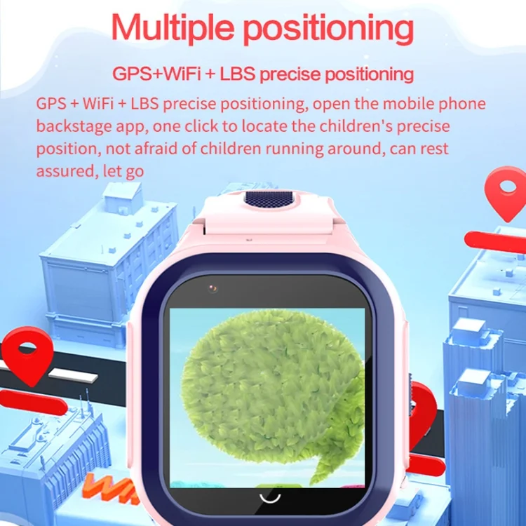 TBD0603154701_B4.webp DF70 1.4 Inch 4G GPS + WIFI + LBS Positioning Children Calling Watch With SOS Function - Image 5