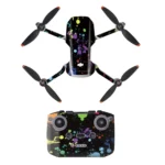 Sunnylife MM2-TZ452 For DJI Mini 2 / Mini 4K / DJI Mini 2 SE  Waterproof PVC Drone Body + Arm + Remote Control Decorative Protective Stickers Set