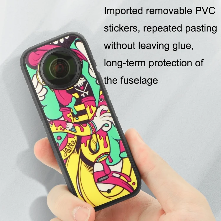 TBD0603220901_B4.webp Sunnylife IST-TZ485 For DJI Insta360 X3 Panoramic Camera PVC Protection Scraper Film Stickers - Image 5