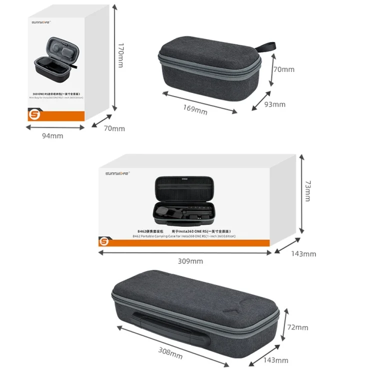 TBD0603221701_B1.webp Sunnylife IST-B461 For DJI Insta360 One RS 1-inch Panoramic Camera Storage - Image 2