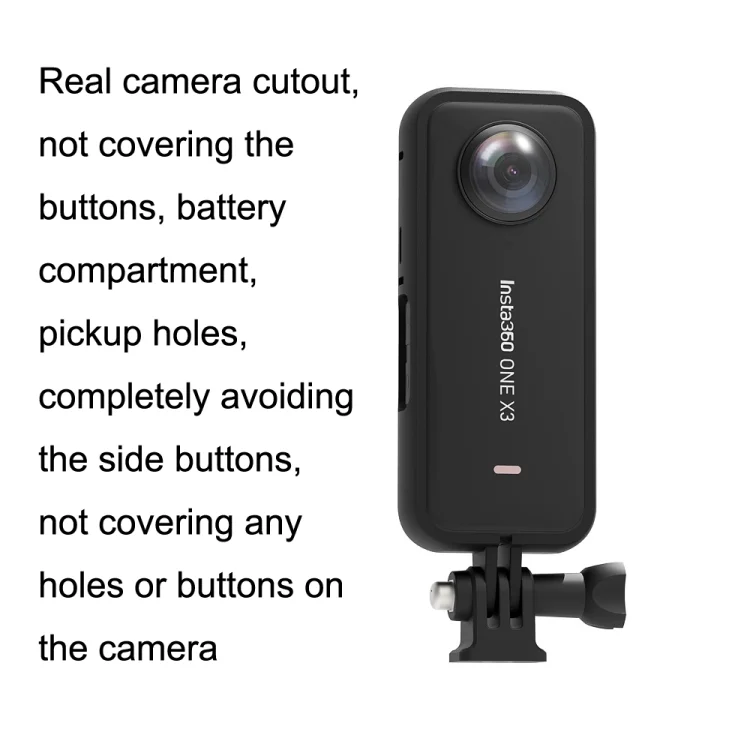 TBD06032581_5.webp For Insta360 X3 A516 Panoramic Sports Camera Plastic Protection Border - Image 6