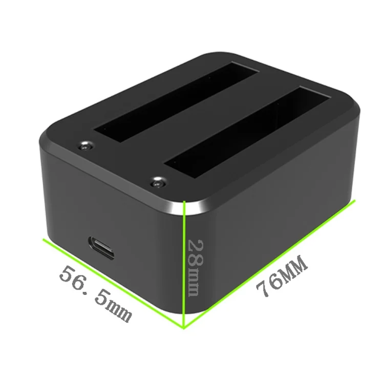 TBD06032582_2.webp For Insta360 X3 A520 Panoramic Camera Batteries Charger Dual Charging Dock - Image 3